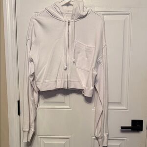 Aerie Soft White Hoodie